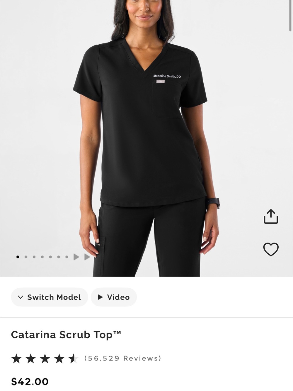 Woman’s Figs scrubs (tops AND bottom) set! 4 pairs total!